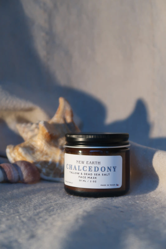 Chalcedony Tallow & Dead Sea Salt Face Mask